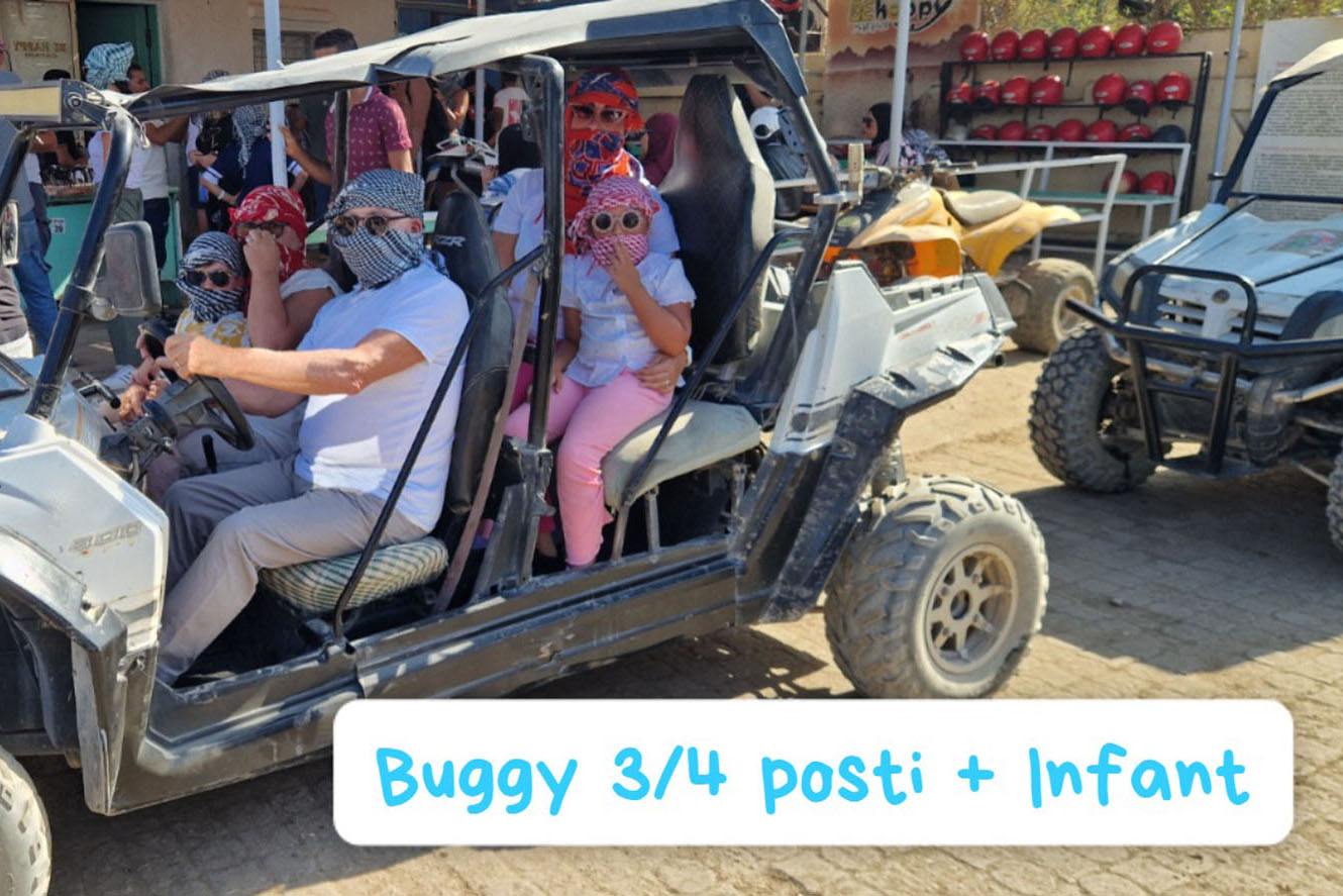 MOTORATA COMPLETA - Cena barbecue, spettacolo, cammellata e visita costellazioni, traversata 25 Km HURGHADA - immagine 5